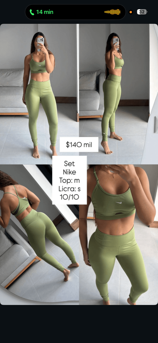 Set Nike verde oliva