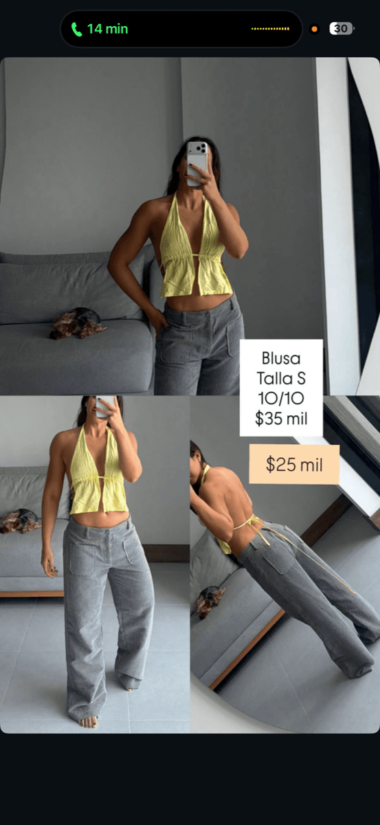 Blusa halter
