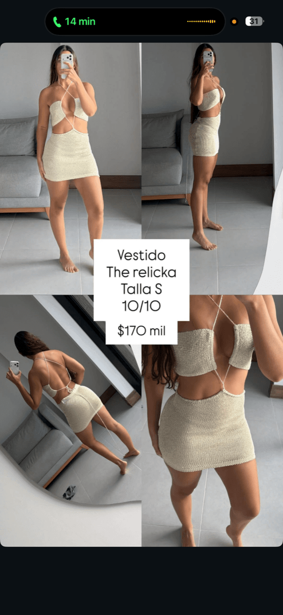 Vestido tejido